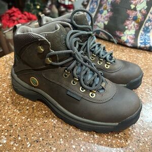 Timberland Men's Dark Brown Leather Boots